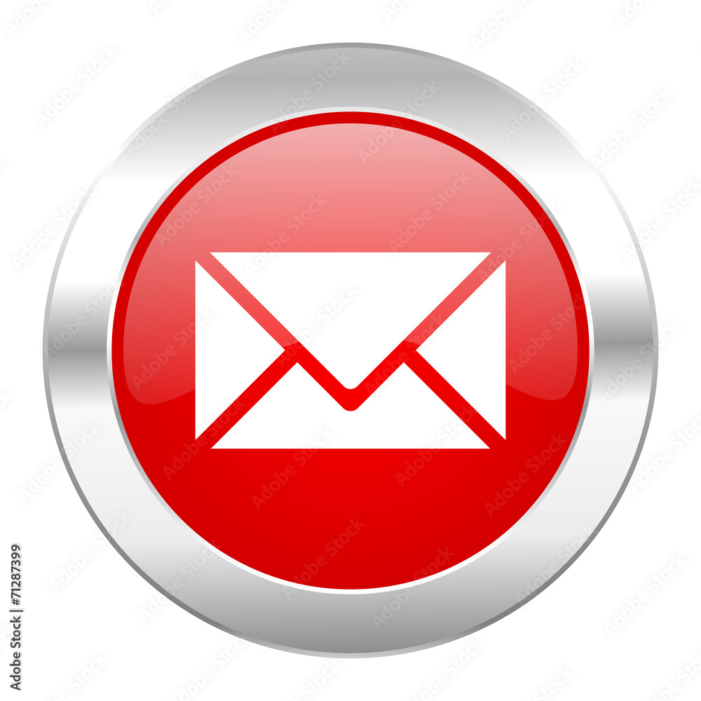 email red circle chrome web icon isolated email red circle chrome web icon isolated
