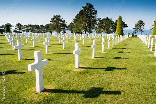 American War Cemetery near Omaha Beach, Normandy (Colleville-sur photo