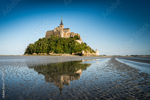 Obraz na plátně Abbey Mont Saint Michel, Normandy, France