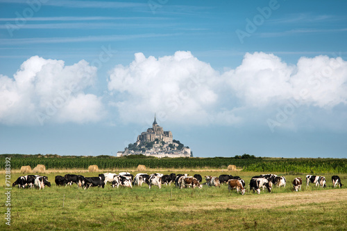 France Manche Mont Saint Michel bay listed as UNESCO World Herit