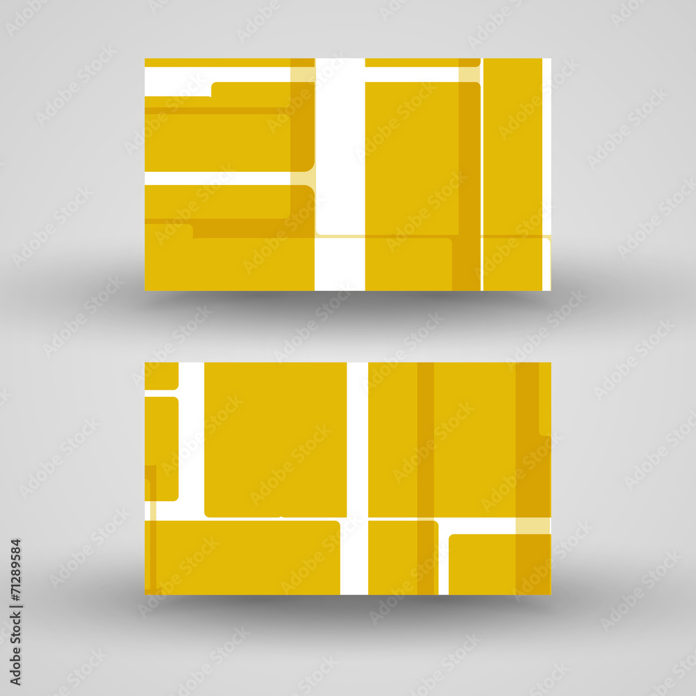Vector business-card set for your design Vector business-card set for your design