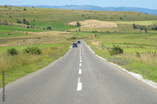 Straight Road Crosses Pester Plateau, Serbia