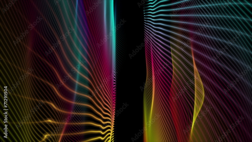 fantastic animation - wave object in motion – loop HD fantastic animation - wave object in motion – loop HD