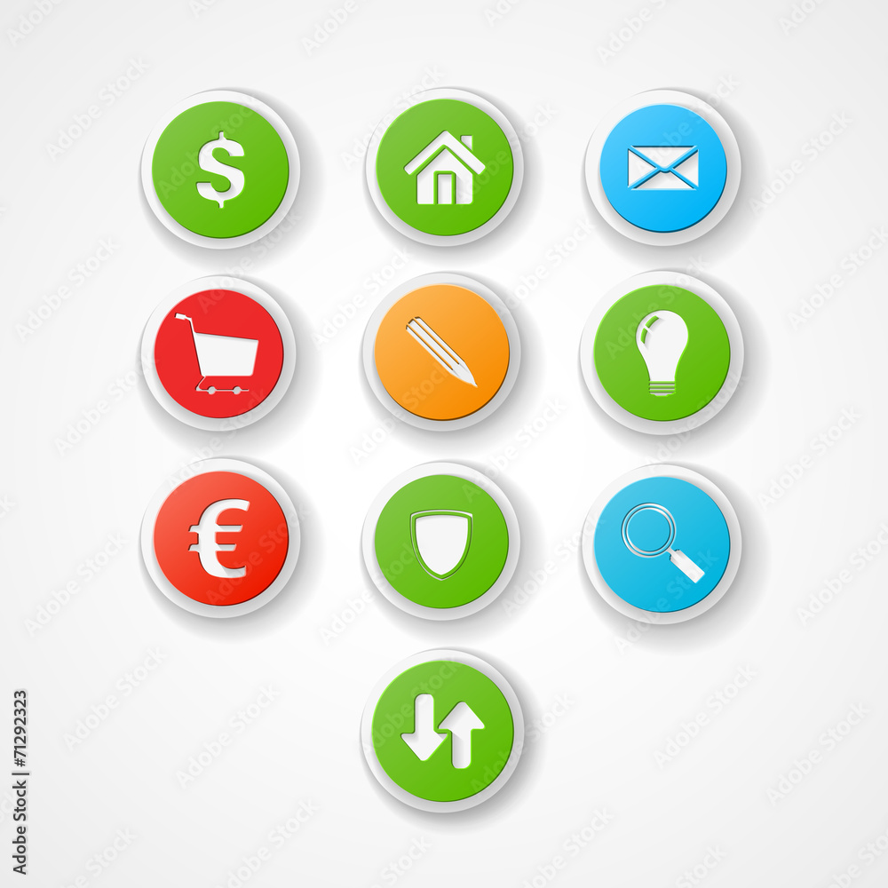 set business web icon set business web icon