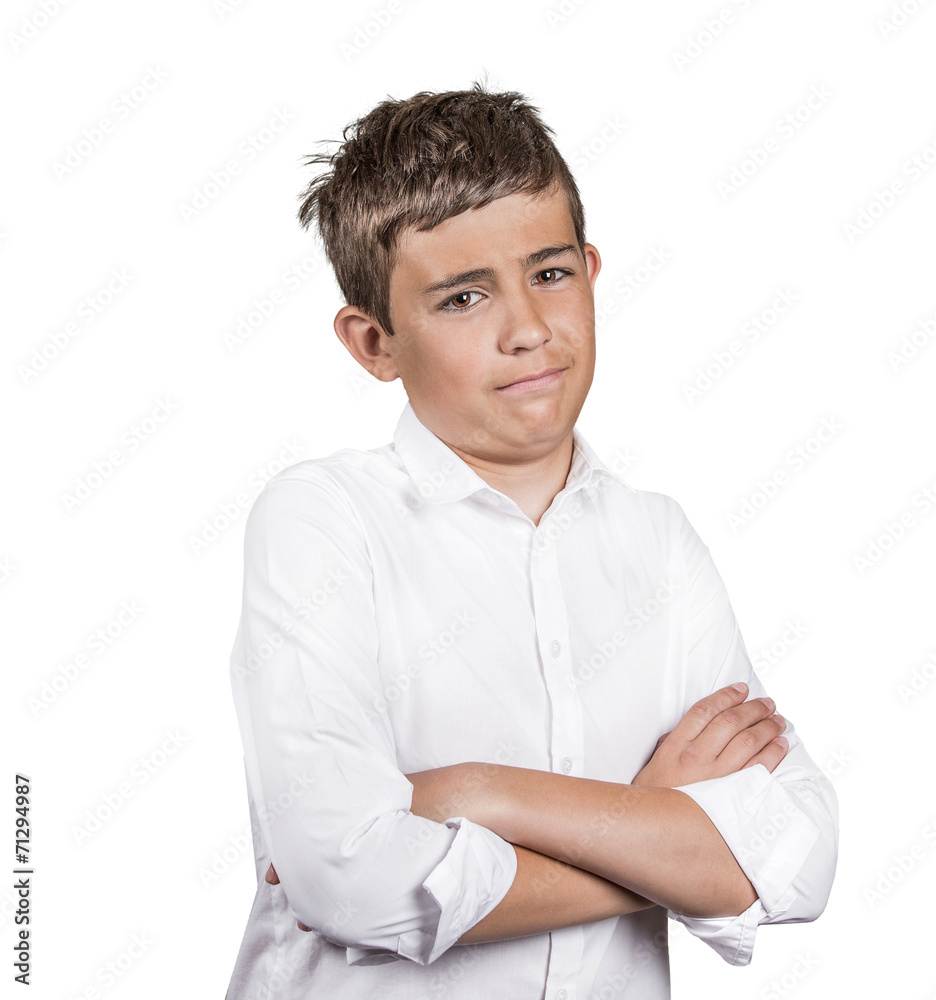 skeptical young man looking at you isolated on white background skeptical young man looking at you isolated on white background