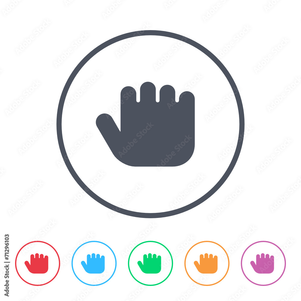 Obraz premium Streamline Vector Icon - 6 Colors Included