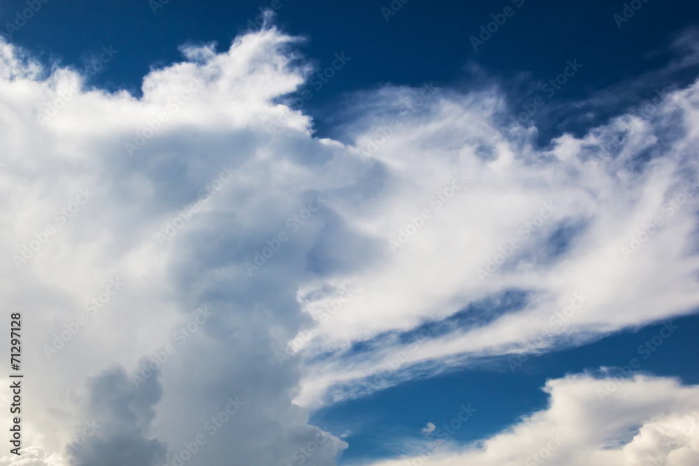 blue sky with cloud closeup blue sky with cloud closeup