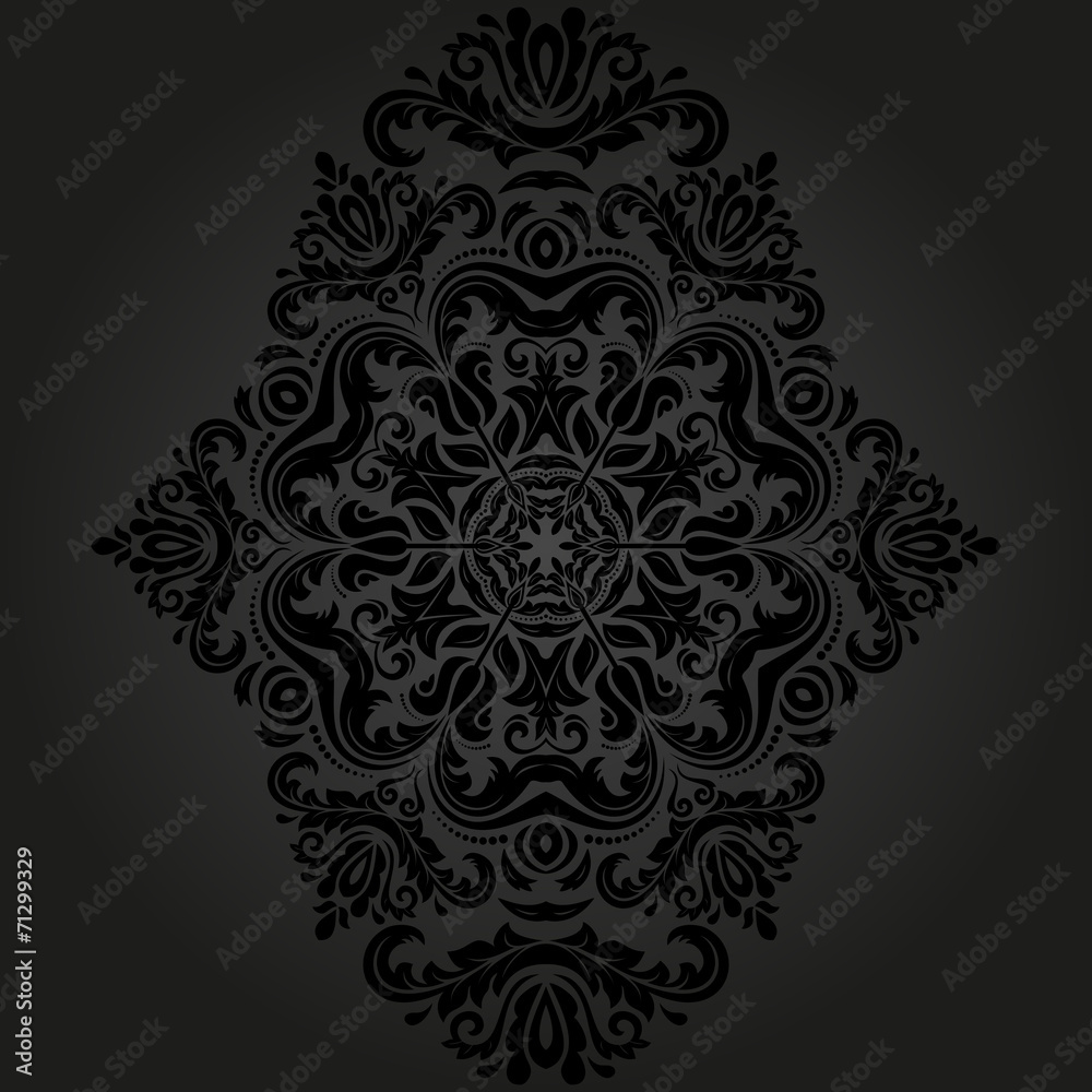 Orient vector ornamental round lace Orient vector ornamental round lace