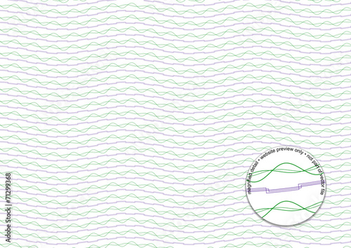Purple and Green Guilloche Background