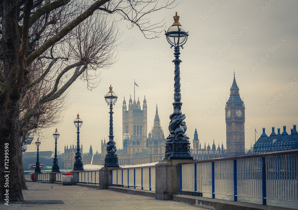 Fototapeta premium Big Ben and Houses of parliament, London