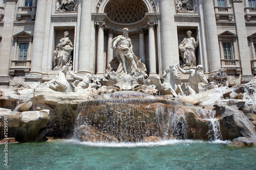 Trevi Fountain in Rome, Italy photo