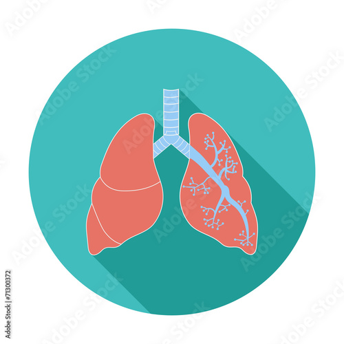 Lungs in Black and White