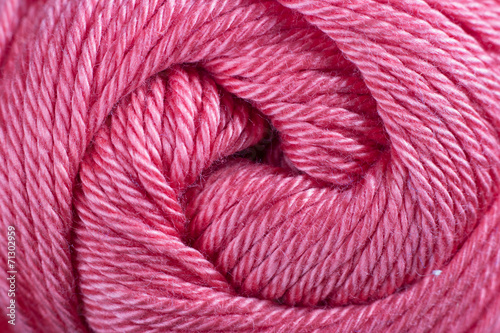 colors of yarn thread on white background 