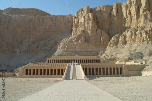 The temple of Queen Hatshepsut in Luxor  Egypt