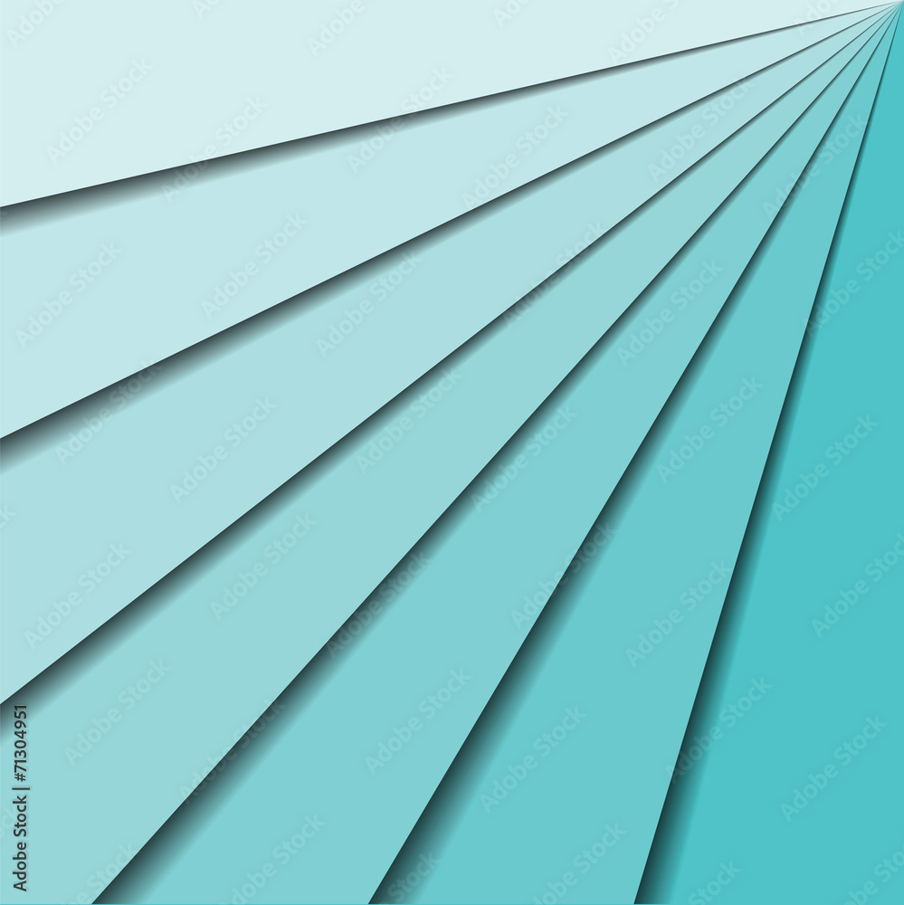 Fototapeta premium blue papers background. Vector illustration