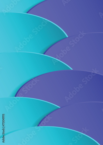 Abstract vector background with blue buttons layers.