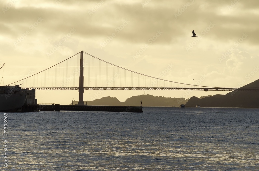 Obraz premium Golden Gate Bridge, San Francisco, California