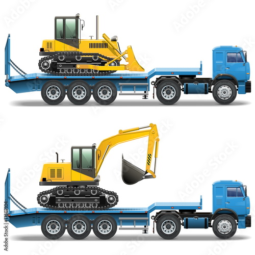 Vector Trailer with Tractor