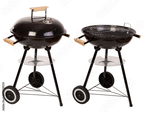 Barbecue grill isolated on white