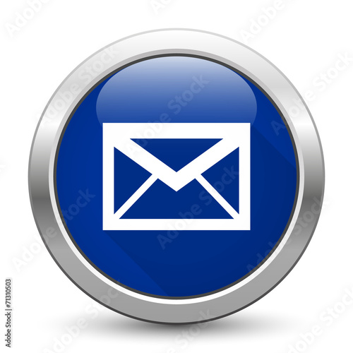 Envelope - metallic button – Contact Us