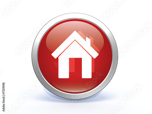 home circular icon on white background