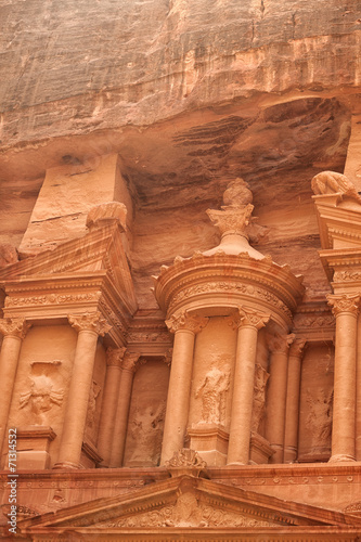 The urn atop the Treasury in Petra, Jordan