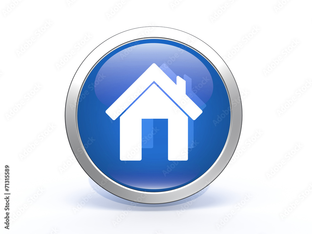 home circular icon on white background home circular icon on white background