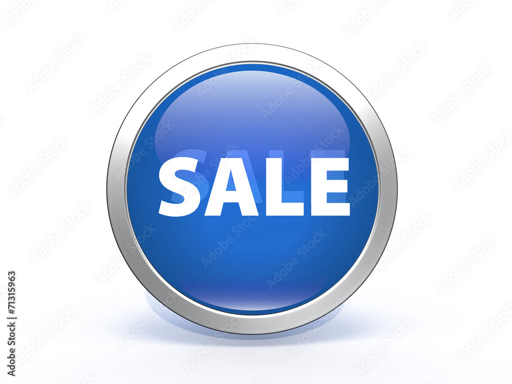 sale circular icon on white background sale circular icon on white background