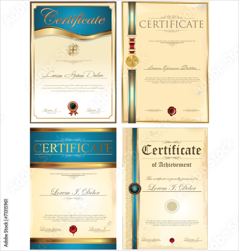 Certificate template collection