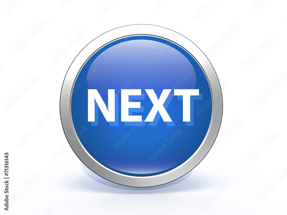next circular icon on white background next circular icon on white background