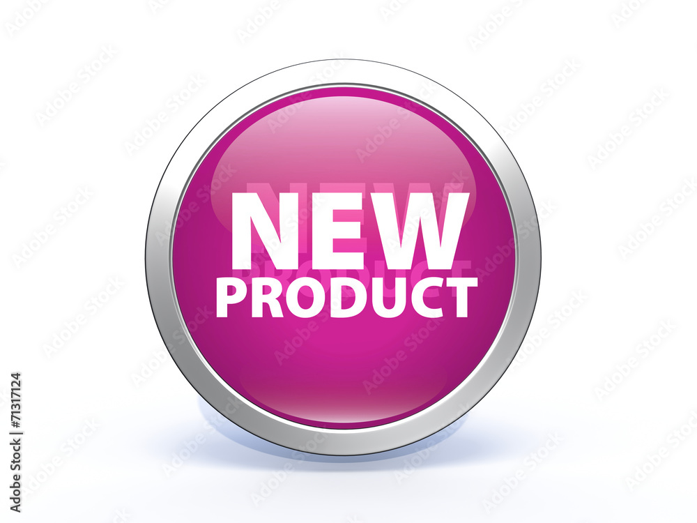 new product circular icon on white background new product circular icon on white background