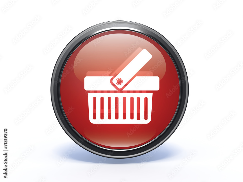 shopping cart circular icon on white background shopping cart circular icon on white background