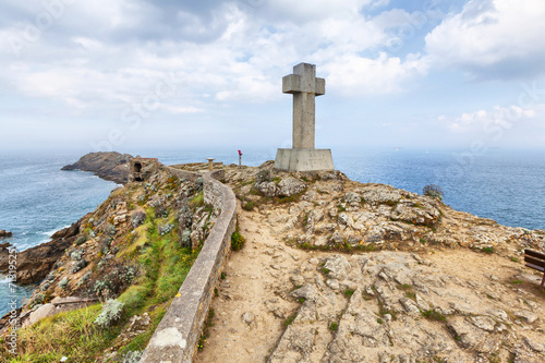 Cross on the cape Pointe du Decolle, France