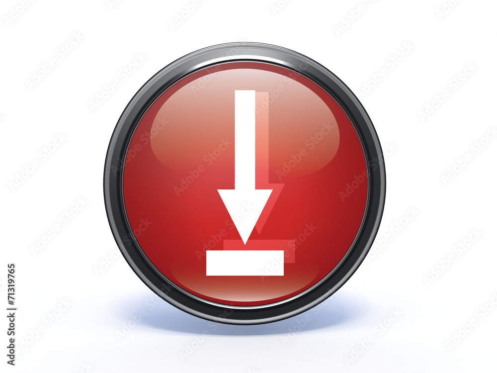 download circular icon on white background download circular icon on white background