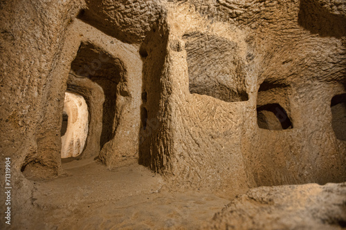 cave city in Cappadocia Turkey