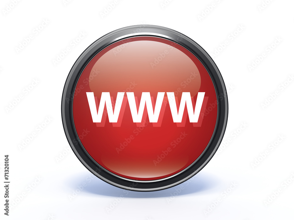 www circular icon on white background www circular icon on white background