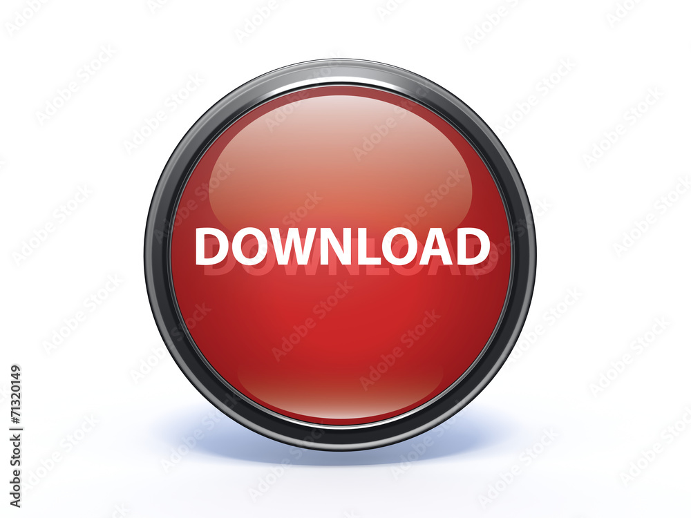 download circular icon on white background download circular icon on white background