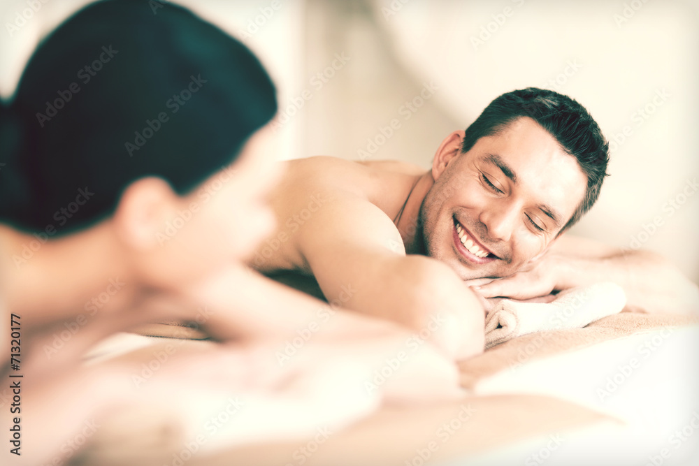 Obraz premium couple in spa
