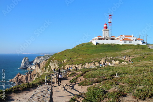 Lighthouse in Cabo da Roca photo