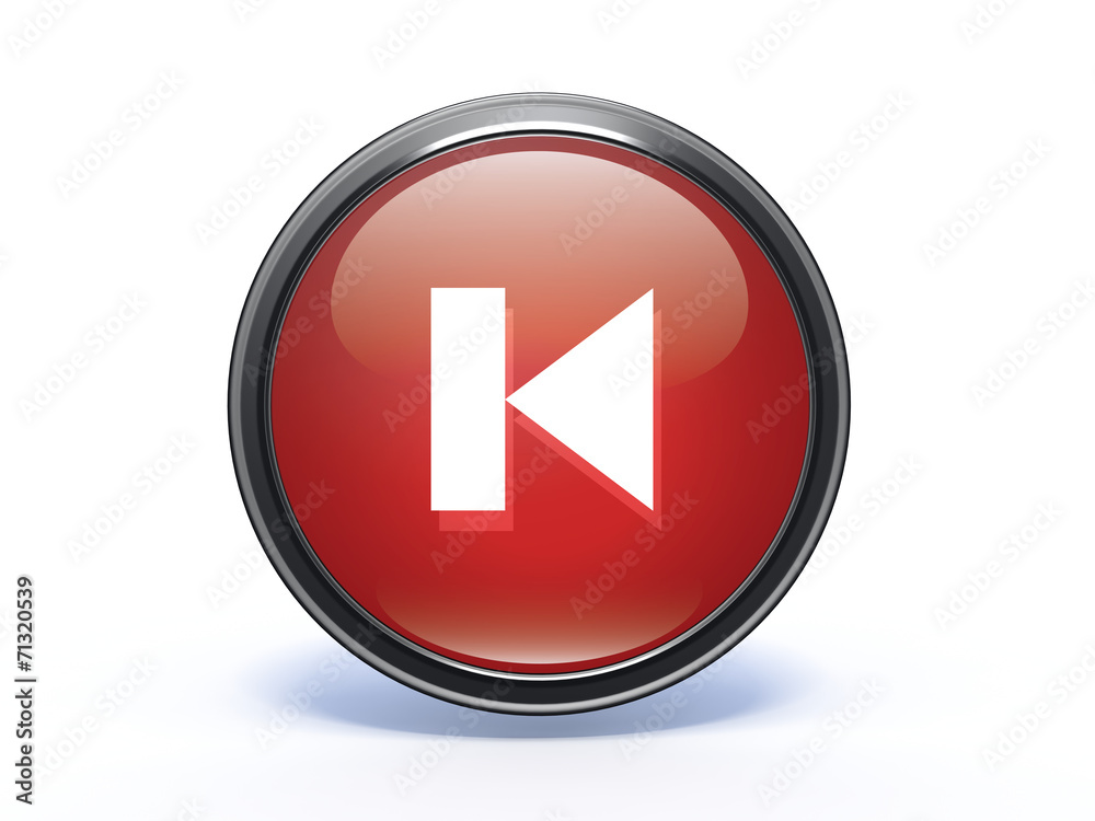 prev circular icon on white background prev circular icon on white background