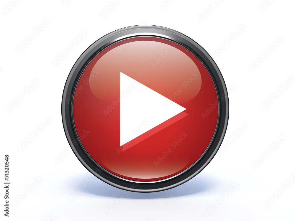 play circular icon on white background play circular icon on white background