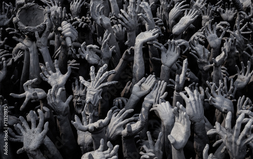 Fototapeta devil hands