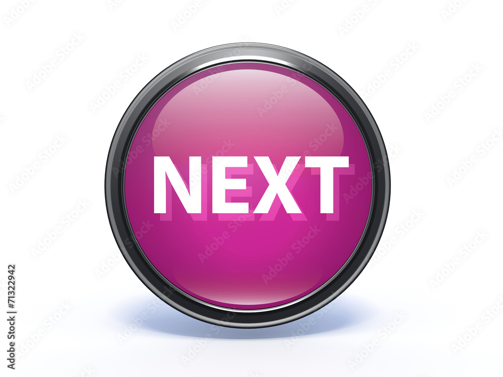 next circular icon on white background next circular icon on white background