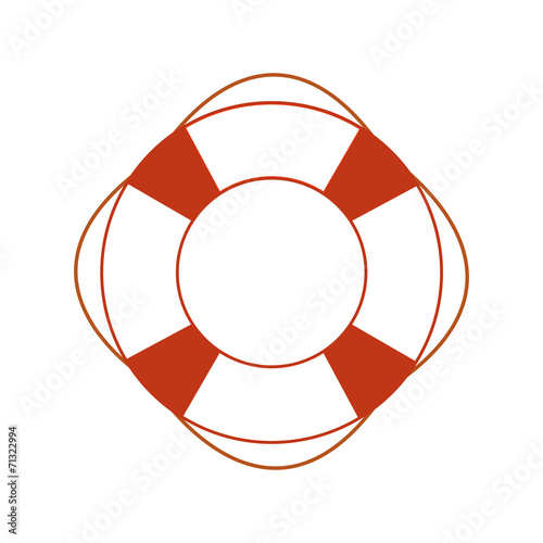 Orange safety ring