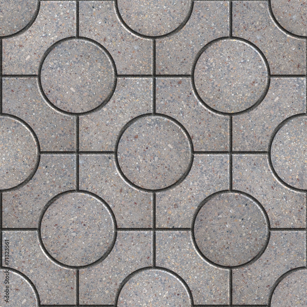 Tracery Gray Paving Slabs.