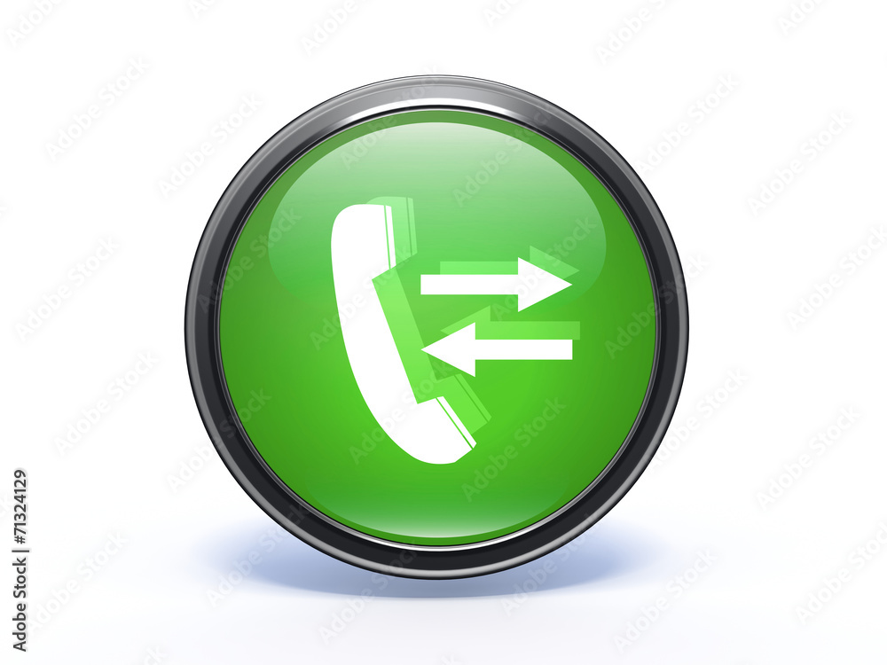 calls circular icon on white background calls circular icon on white background