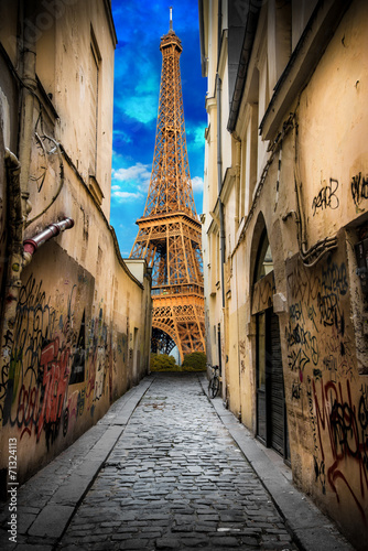 Fototapeta scorcio della Tour Eiffel