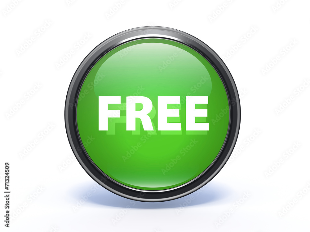 free circular icon on white background free circular icon on white background