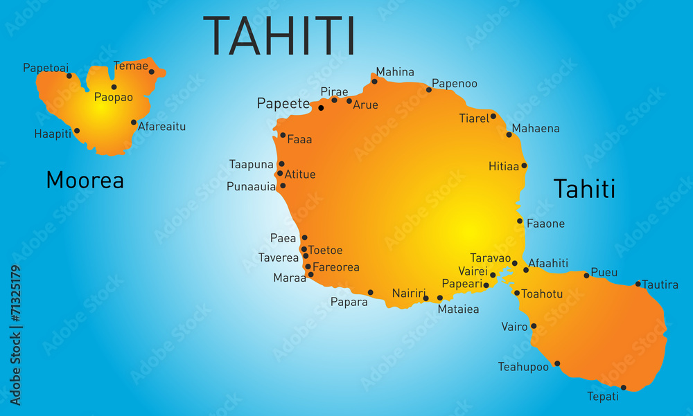Tahiti - obrazy, fototapety, plakaty 