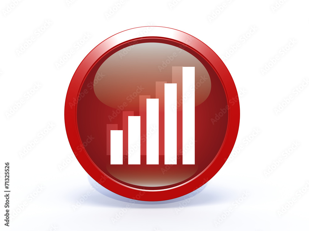 signal circular icon on white background signal circular icon on white background